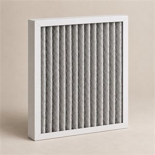 A replacement pleated HVAC filter